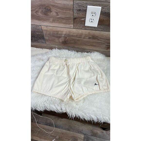Vintage CATALINA Shorts Elastic Drawstring Waist Elastic Leg Sports Sz 36 White - Picture 12 of 12